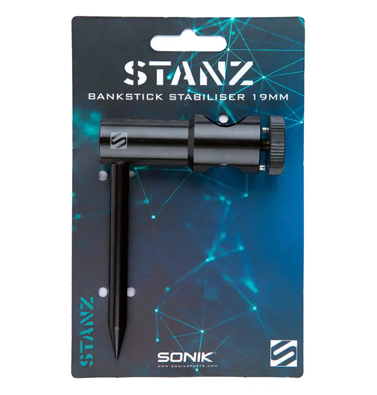 Sonik STANZ BANKSTICK STABILISER 19MM Black Edition Bank Stick Stabilisierung-Rod Pod's, Banksticks & Buzzerbars-JJ-Fishing