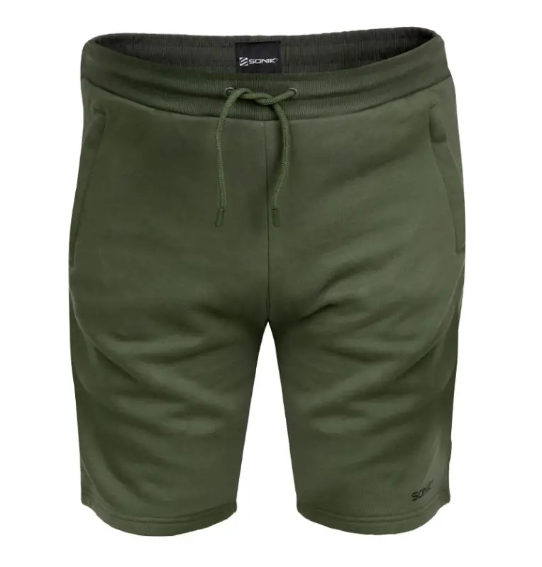 Sonik Green Fleece Shorts M kurze Hose Angelhose Unisex-Hoodie, Shirts, Jacken & Co-JJ-Fishing