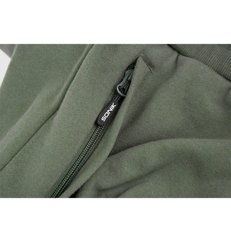 Sonik Green L Fleece Shorts kurze Hose Angelhose Unisex Extra Bequem-Hoodie, Shirts, Jackets & Co-JJ-Fishing