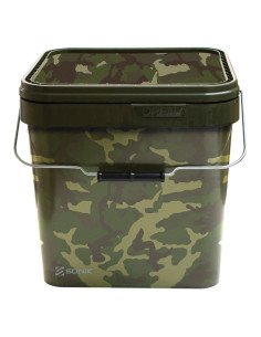 Sonik Camo Square Bucket 5L Futtereimer Ködereimer Angelkübel mit Deckel-Tackle Boxen-JJ-Fishing