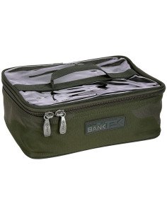 Sonik BANK-TEK Accessory Pouch Large Camo Clear Top Carp Bag-Zubehörtaschen-JJ-Fishing