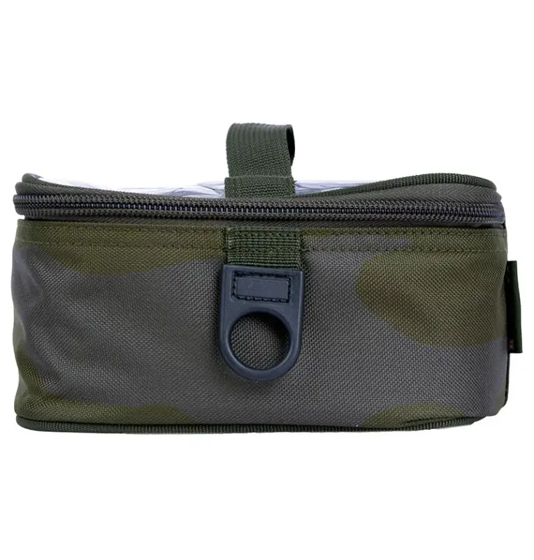 Sonik BANK-TEK ACCESSORY POUCH LARGE Camo Clear Top End Tackle Carp Bag-Accessory Bags-JJ-Fishing