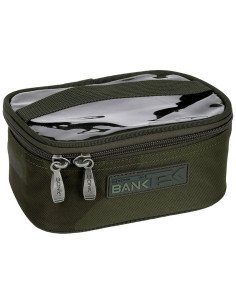 Sonik BANK-TEK Accessory Pouch Medium Camo Clear Top Carp Bag-Zubehörtaschen-JJ-Fishing