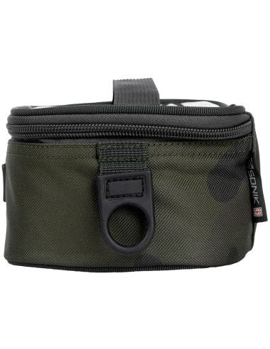 Sonik BANK-TEK ACCESSORY POUCH MEDIUM Camo Clear Top End Tackle Carp Bag-Accessory Bags-JJ-Fishing