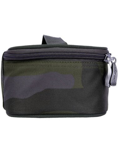 Sonik BANK-TEK ACCESSORY POUCH MEDIUM Camo Clear Top End Tackle Carp Bag-Accessory Bags-JJ-Fishing