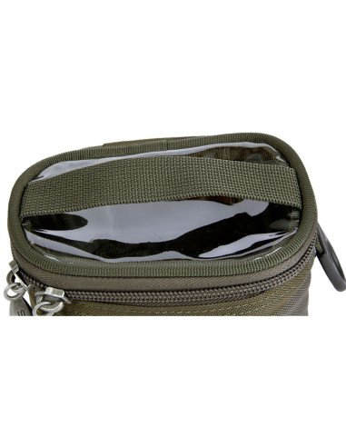 Sonik BANK-TEK Accessory Pouch Small Camo Clear Top Carp Bag-Zubehörtaschen-JJ-Fishing