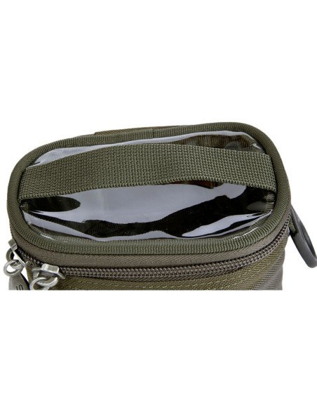 Sonik BANK-TEK Accessory Pouch Small Camo Clear Top Carp Bag-Zubehörtaschen-JJ-Fishing