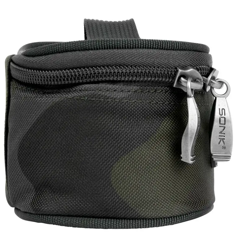 Sonik BANK-TEK Accessory Pouch Small Camo Clear Top Carp Bag-Zubehörtaschen-JJ-Fishing