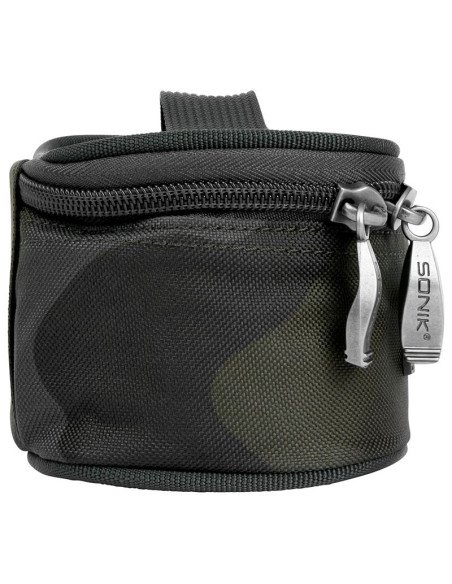 Sonik BANK-TEK Accessory Pouch Small Camo Clear Top Carp Bag-Zubehörtaschen-JJ-Fishing