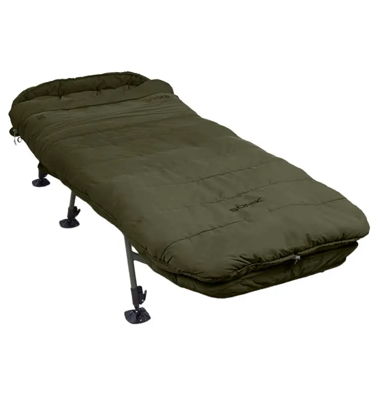Sonik AXS Sleep System Comfort 6 Leg Bedchair System mit Schlafsack-Angelliegen & Angelstühle-JJ-Fishing