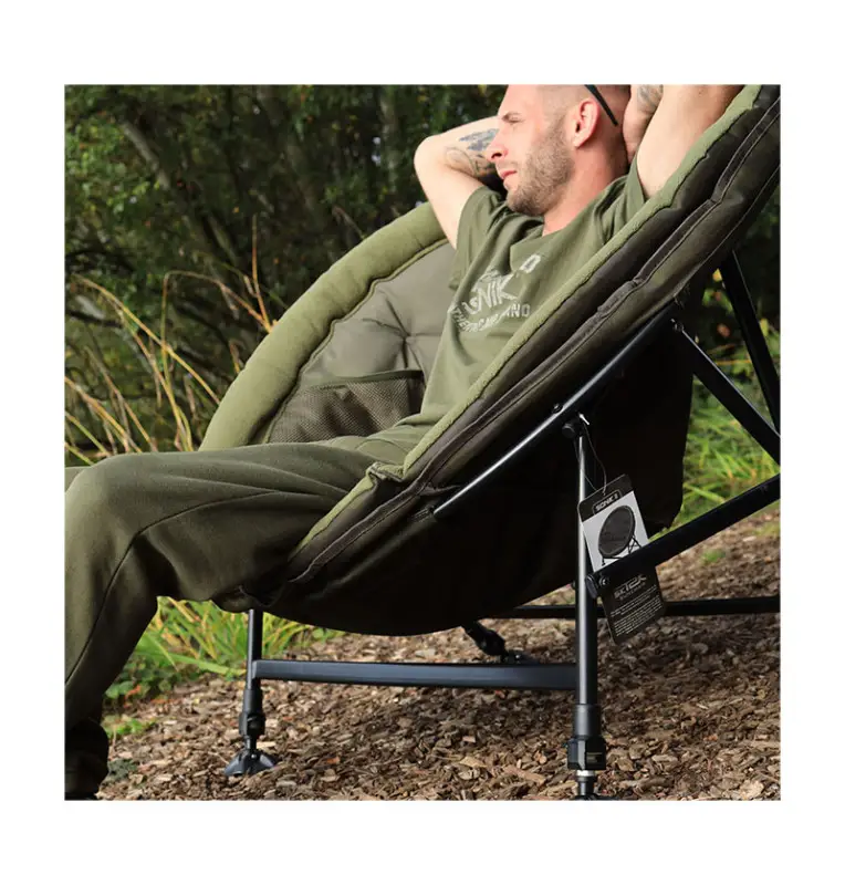 Sonik SK-TEK Sunchair Runder Angelsessel Carp Chair Lounge Sessel-Angelliegen & Angelstühle-JJ-Fishing