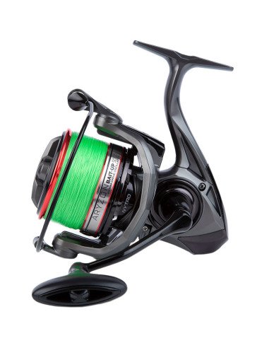 Sonik Nytro Aryzon Bait-Up 5000 Method Feeder Spod Angelrolle mit Geflochtener Angelschnur-Feeder-Rollen-JJ-Fishing
