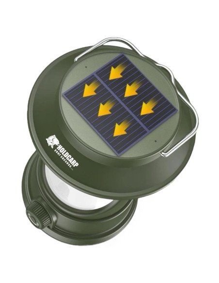 Holdcarp Solar Lamp 3W Kerzenlicht, Warm- und Kaltweiß Modus Camping Lampe-Zeltlampen-JJ-Fishing
