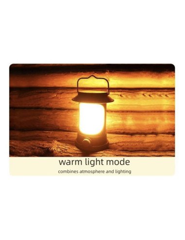 Holdcarp Solar Lamp 3W Kerzenlicht, Warm- und Kaltweiß Modus Camping Lampe-Zeltlampen-JJ-Fishing