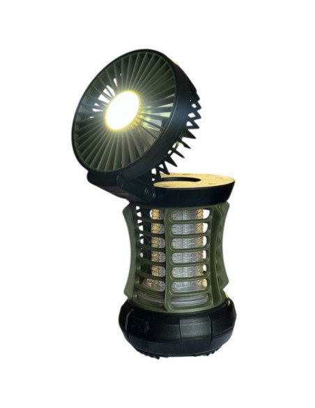 Holdcarp Mosquito Air UV Lamp mit Ventilator 2000mAh Gelsenkiller Akku Angellampe Platzbeleuchtung-Zeltlampen-JJ-Fishing