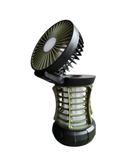 Holdcarp Mosquito Air UV Lamp mit Ventilator 2000mAh Gelsenkiller Akku Angellampe Platzbeleuchtung-Zeltlampen-JJ-Fishing