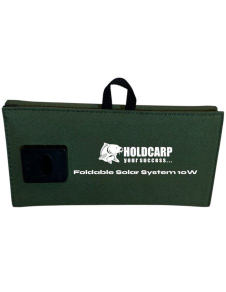 Holdcarp Foldable Solar System 10W Panel mit USB-A Output: 5V/1.5A Handyladestation Faltbar Camping Survivor Zubehör-Werkzeug...