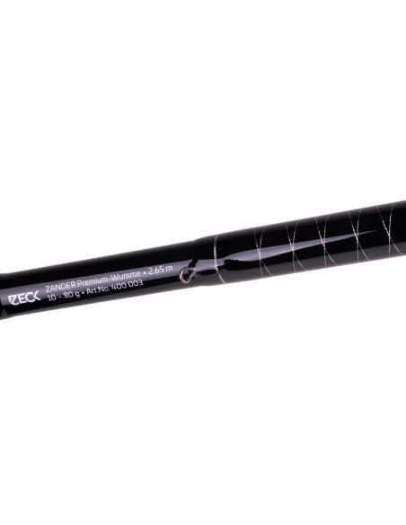 Zeck Fishing ZANDER Premium-Wumme 265cm 10-80g High End Angelrute von Sebastian Hänel straffe Spinnrute Spinnfischen-Spinnrut...