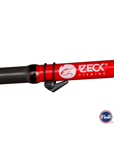 Zeck Fishing Troy 240cm 30-80g Spinnrute Reiserute 4 Teilig mit Hardcase Transporttasche Raubfisch Angelrute-Travel Reiserute...