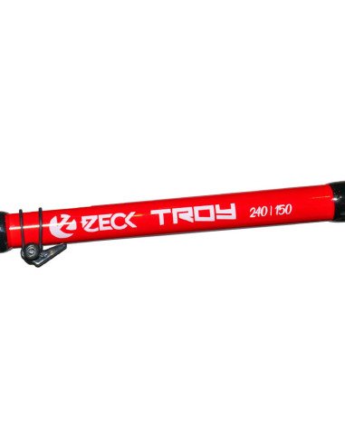 Zeck Fishing Troy 240cm 40-150g Spinnrute Reiserute 4 Teilig mit Hardcase Transporttasche Raubfisch Angelrute-Travel Reiserut...