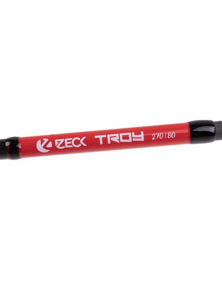 Zeck Fishing Troy 270cm 30-80g Spinnrute Reiserute 5 Teilig mit Hardcase Transporttasche Raubfisch Angelrute-Travel Reiserute...