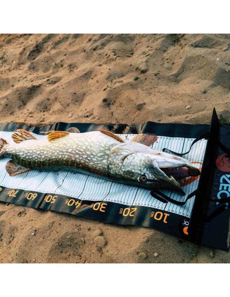 Zeck Fishing Unhooking Ruler 40x140x5,0cm Abhakmatte Maßband Fischmessung-Abhakmatten & Wiegeschlingen-JJ-Fishing