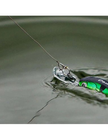 Zeck Fishing Egg Snap DL Größe2 10 Stk. 44Kg Angelkarabiner Köder Karabiner Extra Robust Spinnfischen-Leader material & mount...