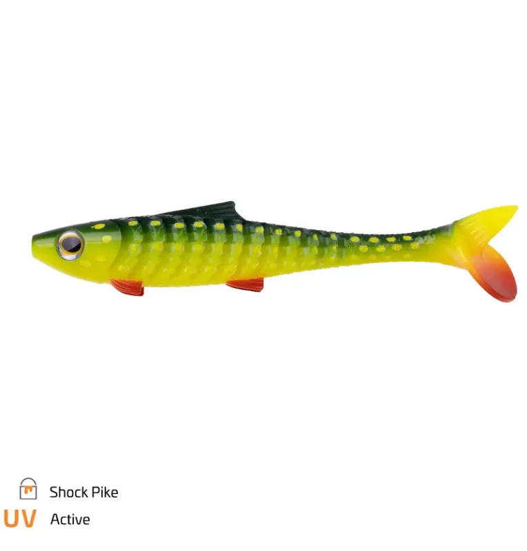 Zeck Fishing Rippler Shock Pike 16cm 28g 2 Stück 2-Gang Laufverhalten Gummifisch Leicht Einsaugbar Softbait Spinnköder-Gummif...