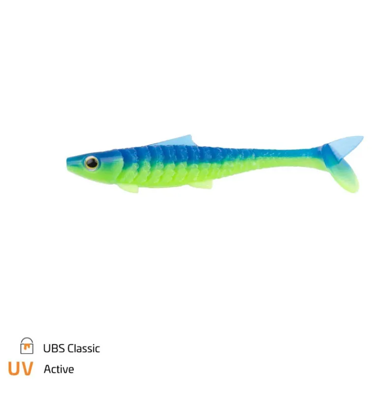 Zeck Fishing Baby Rippler UBS Classic 14cm 18g 2 Stück 2-Gang Laufverhalten Gummifisch Leicht Einsaugbar Softbait Spinnköder-...