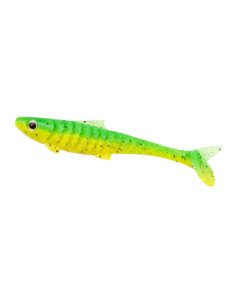 Zeck Fishing Baby Rippler Kiwi Lemon 14cm 18g 2 Stück 2-Gang Laufverhalten Gummifisch Leicht Einsaugbar Spinnköder-Gummifisch...