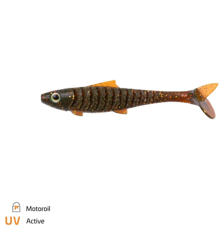 Zeck Fishing Baby Rippler Motoroil 12cm 11g 3 Stück 2-Gang Laufverhalten Gummifisch Leicht Einsaugbar Spinnköder-Gummifische ...