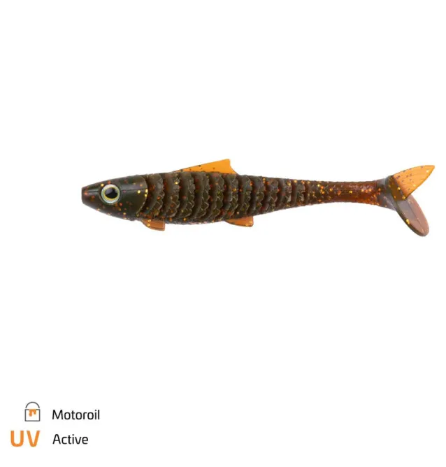 Zeck Fishing Baby Rippler Motoroil 12cm 11g 3 Stück 2-Gang Laufverhalten Gummifisch Leicht Einsaugbar Spinnköder-Gummifische ...