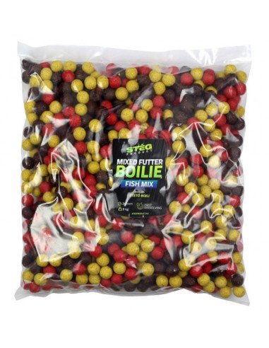 Steg Mixed Futter Boilie Fish Mix 5kg 20mm schnellauflösend-Boilies-JJ-Fishing