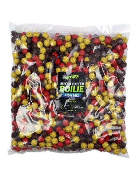 Steg Mixed Futter Boilie Fish Mix 5kg 20mm schnellauflösend-Boilies-JJ-Fishing
