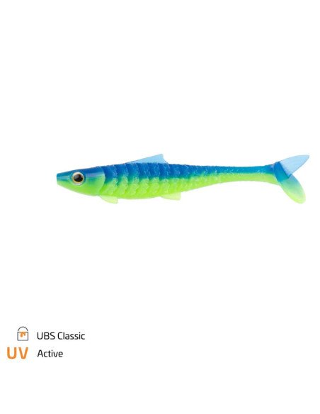Zeck Fishing Baby Rippler UBS Classic 10cm 6,8g 4 Stück 2-Gang Laufverhalten Gummifisch Leicht Einsaugbar Spinnköder-Gummifis...