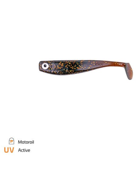 Zeck Fishing ZANDER Gummi Motoroil 9cm 5,9g 3 Stück Low-Action Gummifisch von Sebastian Hänel Gummiköder Spinnfischen-Gummifi...