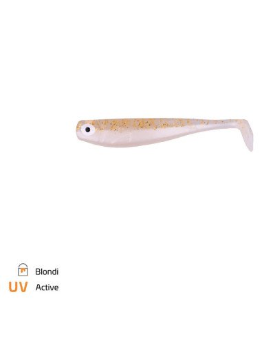 Zeck Fishing ZANDER Gummi Blondi 9cm 5,9g 3 Stück Low-Action Gummifisch von Sebastian Hänel Gummiköder Spinnfischen-Gummifisc...