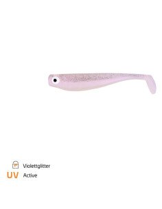 Zeck Fishing ZANDER Gummi Violettglitter 9cm 5,9g 3 Stück Low-Action Gummifisch von Sebastian Hänel Gummiköder Spinnfischen-G... 2