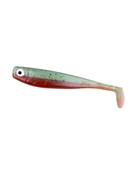 Zeck Fishing ZANDER Gummi 9cm Törtelgrün 3 Stk. Low-Action Gummifisch von Sebastian Hänel 5,9g Gummiköder Spinnfischen-Rubber...