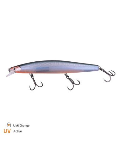 Zeck Fishing ZANDER Läufer Ukki Orange 12,5cm 22g 0,7m F Low-Action Wobbler von Sebastian Hänel Schwimmend Spinnfischen-Blink...