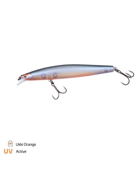 Zeck Fishing ZANDER Läufer Ukki Orange 10,5cm 12g 0,5m F Low-Action Wobbler von Sebastian Hänel Schwimmend Spinnfischen-Blink...