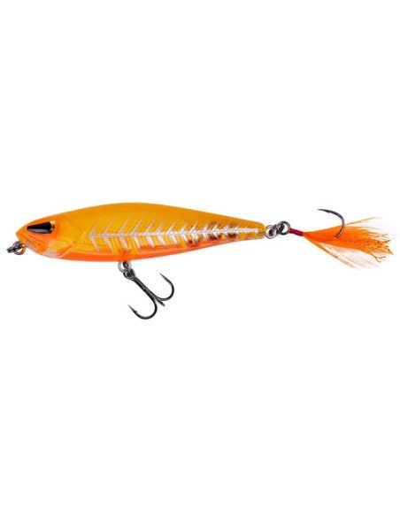 Zeck Fishing Jonny Walker Lemon Flash BA 7,5cm 9g Surface F Oberflächen Stickbait Barsch Zick Zack Lauf Wobbler Spinnfischen-...