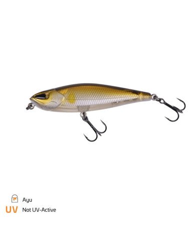 Zeck Fishing Jonny Walker Ayu 7,5cm 9g Surface F Oberflächen Stickbait Barsch Zick Zack Lauf Wobbler Spinnfischen-Blinker / S...