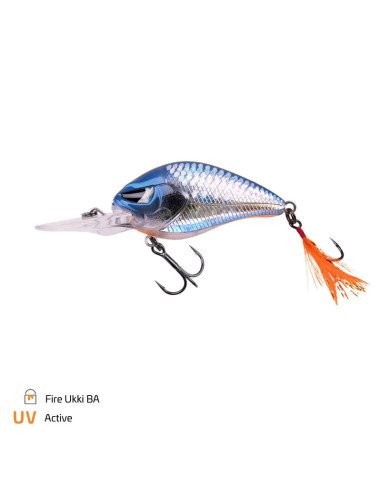 Zeck Fishing Danny Fire Ukki BA 5,5cm 12g 2,5m F Crankbait Wobbler Schwimmend Barsch Zander Spinnfischen-Blinker / Spinnköder...