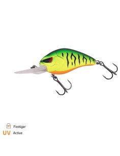 Zeck Fishing Danny Firetiger 5,5cm 12g 2,5m F Crankbait Wobbler Schwimmend Barsch Zander Spinnfischen-Blinker / Spinnköder-JJ... 2