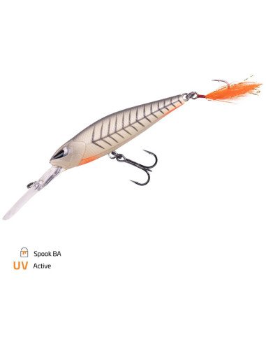 Zeck Fishing Hitch Spook BA 7,5cm 10,5g 2m SP Twitchbait Wobbler Schwebend Barsch Zander Spinnfischen-Blinker / Spinnköder-JJ...