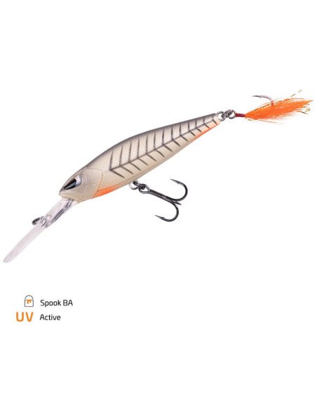 Zeck Fishing Hitch Spook BA 7,5cm 10,5g 2m SP Twitchbait Wobbler Schwebend Barsch Zander Spinnfischen-Blinker / Spinnköder-JJ...