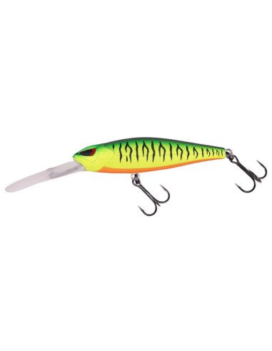 Zeck Fishing Hitch Firetiger 7,5cm 10,5g 2m SP Twitchbait Wobbler Schwebend Barsch Zander Spinnfischen-Blinker / Spinnköder-J...