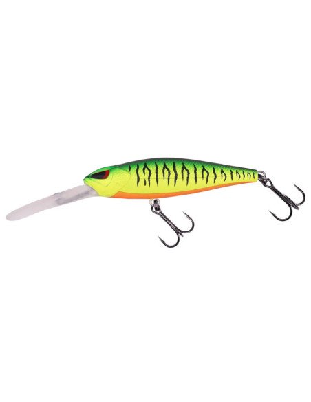 Zeck Fishing Hitch 7.5cm 2m SP Firetiger 10,5g Twitchbait Barsch Zander Schwebend Todespanik Lauf Wobbler Spinnfischen-Turn s...