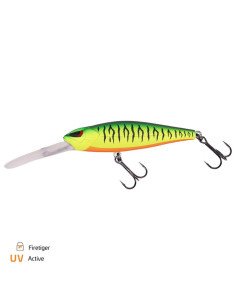 Zeck Fishing Hitch Firetiger 7,5cm 10,5g 2m SP Twitchbait Wobbler Schwebend Barsch Zander Spinnfischen-Blinker / Spinnköder-J... 2